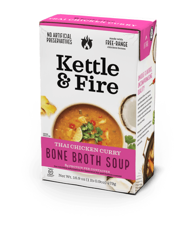 6 Pack: Thai Curry Soup (Made With Bone Broth)